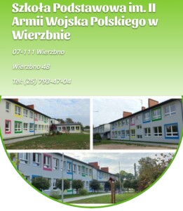 Szkoła Podstawowa im. II Armii Wojska Polskiego w Wierzbnie