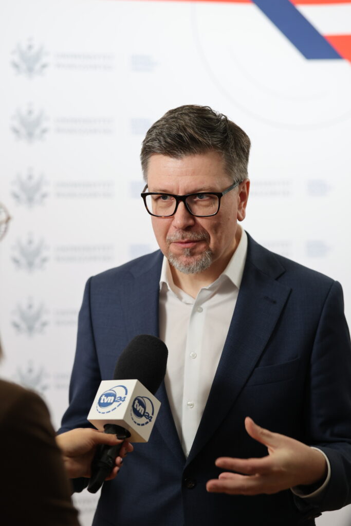 Tydzień Noblowski 2025. 13.10.2025. Prof. Kaczmarczyk. Fot. Krystian Szczęsny.