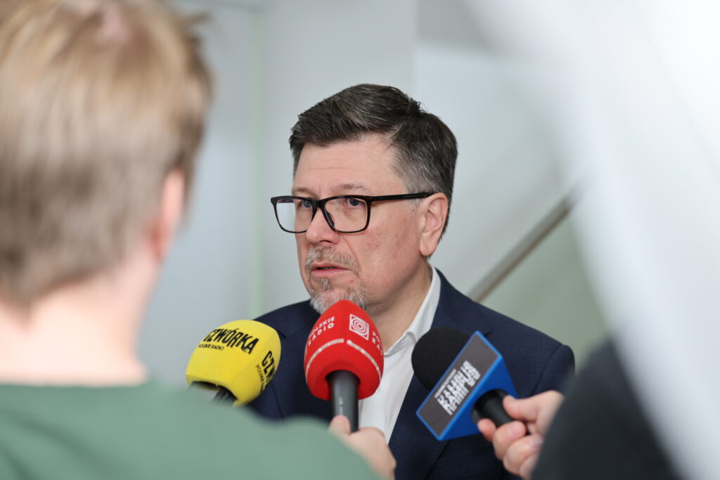 Tydzień Noblowski 2025. 13.10.2025. Prof. Kaczmarczyk. Fot. Krystian Szczęsny.