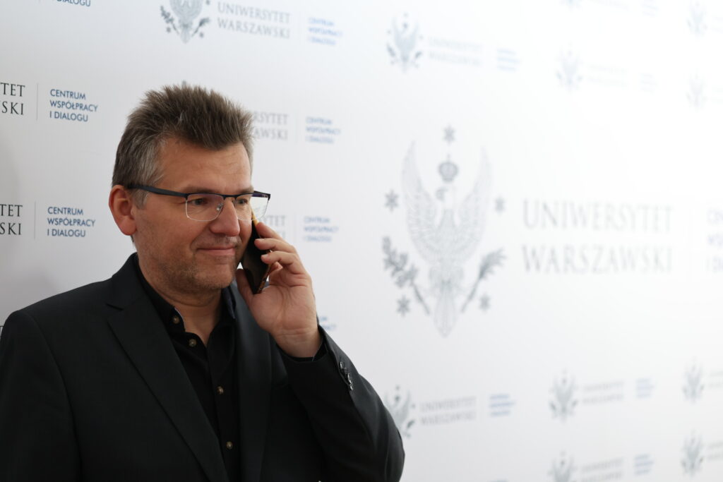 Tydzień Noblowski 2025. 13.10.2025. Prof. Brzeziński. Fot. Krystian Szczęsny.