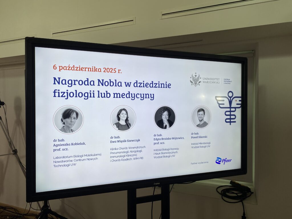 Tydzień Noblowski 2025. 6.10.2025. Fot. Krystian Szczęsny.