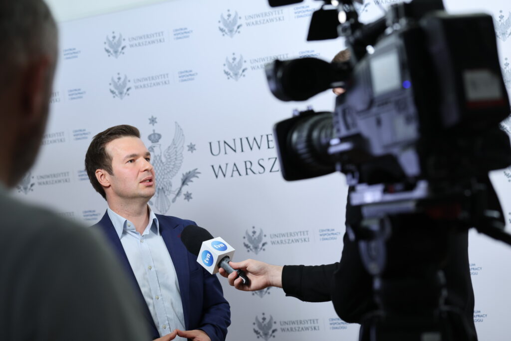 Tydzień Noblowski 2025. 8.10.2025. Prof. Lewandowski. Fot. Krystian Szczęsny.