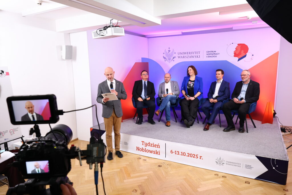 Tydzień Noblowski 2025. 8.10.2025. Fot. Krystian Szczęsny.