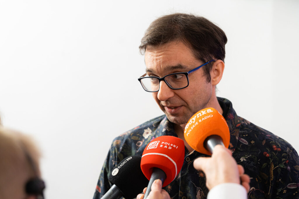 Tydzień Noblowski 2025. Prof. Demkowicz-Dobrzański. 7.10.2025. Fot. Krystian Szczęsny.