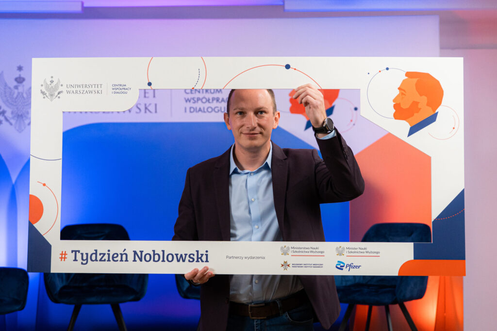 Tydzień Noblowski 2025. Prof. Molas. 7.10.2025. Fot. Krystian Szczęsny.